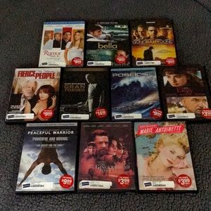 Rare BLOCKBUSTER video collection of 10 DVD’s.